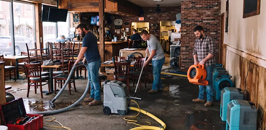 Emergency Commercial Water Damage Restoration in Brea