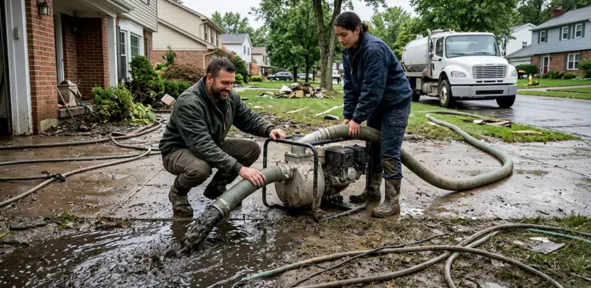 Sewage and Flood Water Removal in Brea