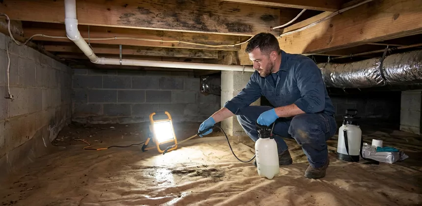 Crawl Space Mold Treatment in Brea