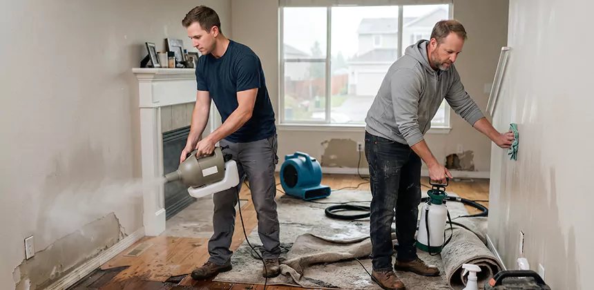 Post-Flood Sanitizing and Deodorizing in Brea