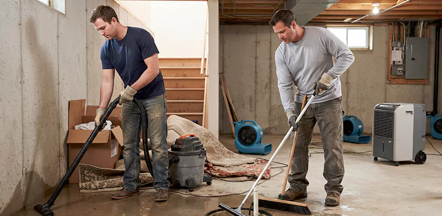 Basement Flood Water Removal in Brea