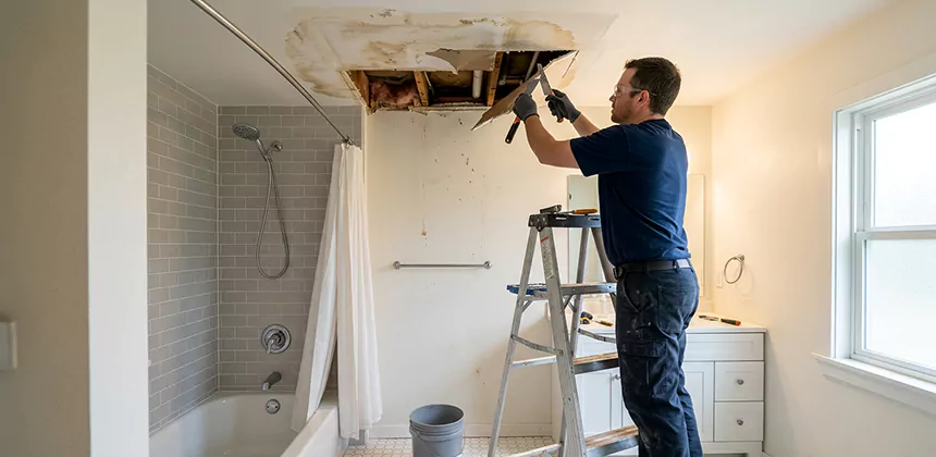 Bathroom Leak Ceiling Repair in Brea