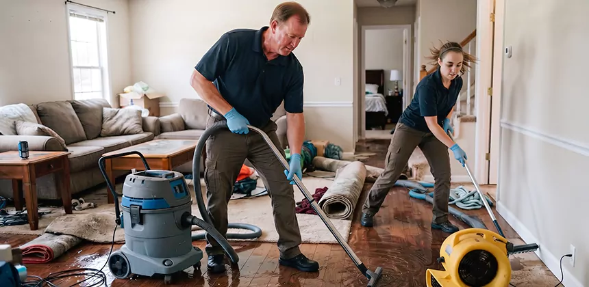Hidden Leak Clean Up in Brea