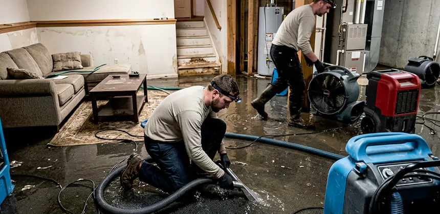 Emergency Water Remediation in Brea
