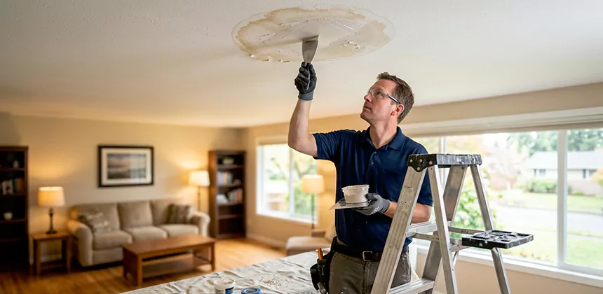 Ceiling Water Stain Repair in Brea